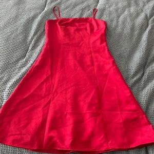 David’s Bridal bridesmaids dress. Style: JB2815, Color: red apple, Size: 12